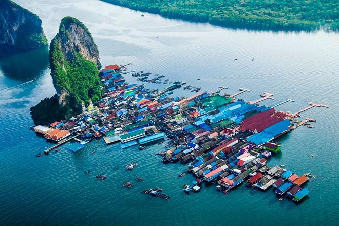 James Bond Island and Phang Nga Bay Tour + Canoeing By Speedboat From Phuket - Stop 1: Phang Nga Bay limestone karsts and first views