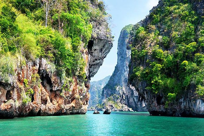 James Bond Island by Speedboat - Naka Island: swimming time where the snorkeling gear makes sense