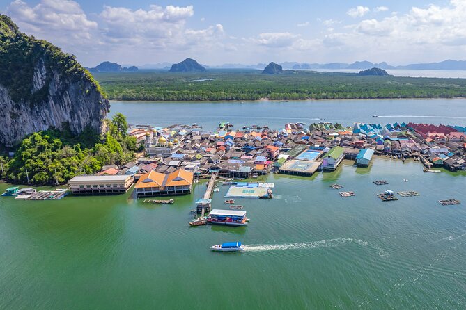 James Bond Island & Canoeing – Premium Day Tour - Panyee Floating Village buffet on stilts: lunch with a real local angle