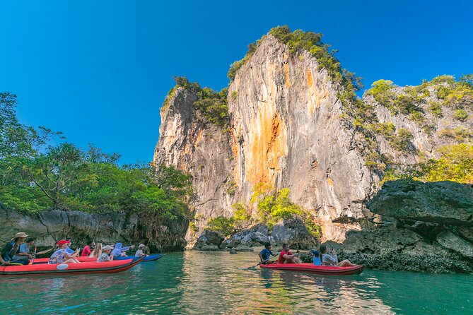 James Bond Island & Canoeing – Premium Day Tour - Getting there from Phuket: pickup, pier check-in, and a tight schedule