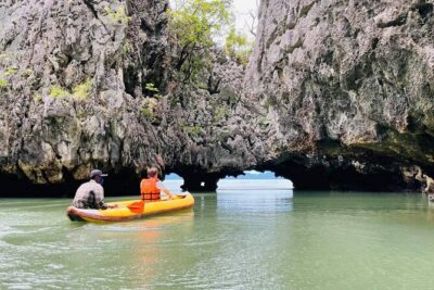 James Bond Island Day Tour with Kayaking Experience by Speed Boat from Phuket - Ko Hong (Stop 1): Kayak Through Mangrove Channels and Tight Cave Spots