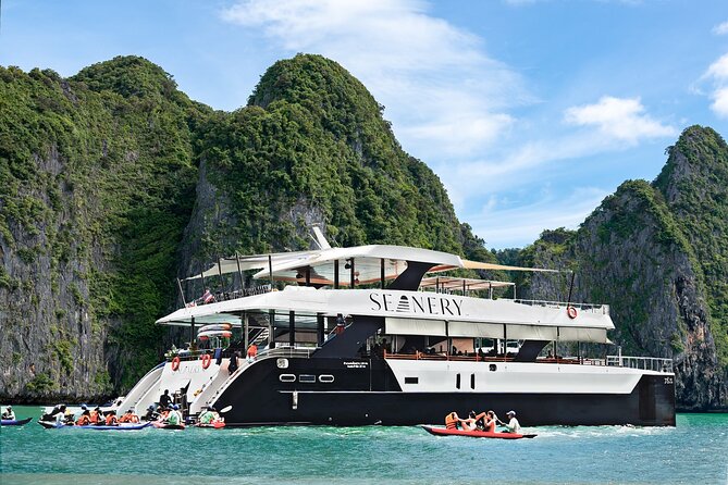 Luxury Boat to James Bond Islands with Lunch and Sunset Dinner - Luxury catamaran comfort in Phang Nga Bay