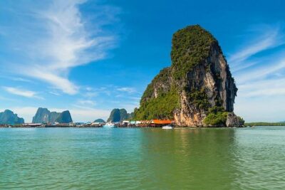 Phang Nga Bay (James Bond Island) & Monkey Cave · by Long tail Boat - Pickup, timing, and the Phuket-to-Phang Nga pace