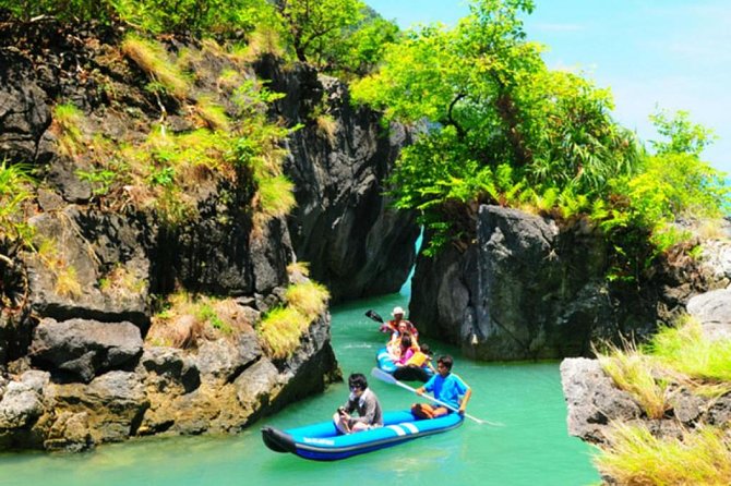 Phang Nga Bay (James Bond Island) & Monkey Cave · by Long tail Boat - Ta-Lu Island optional sea canoeing: extra water time if you want it