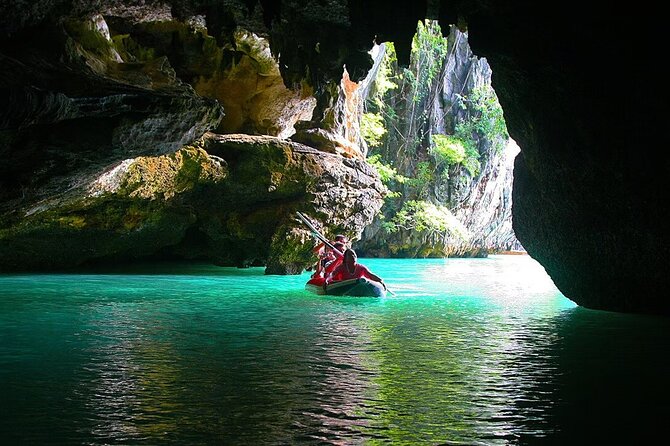 Phang Nga Bay Sea Cave Canoeing & James Bond Island by Big Boat - Nakae Island swim and paddle boarding: a welcome break
