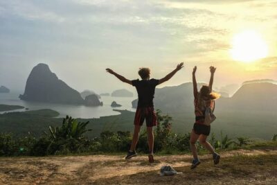 Phang Nga Treasures Sunrise Trekking and No-crowd James Bond by longtailed boat - Hotel pickup and the very-early van ride