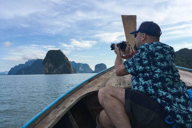 Phang Nga Treasures Sunrise Trekking and No-crowd James Bond by longtailed boat - Koh Tapu, aka James Bond Island, before the crowds