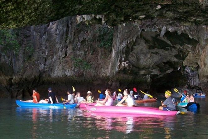 Phuket-Phang Nga Bay:James Bond-Canoeing Koh Hong By Big Boat LNH - Ao Phang Nga National Park Canoeing: Caves, Cliffs, and a Relaxed Rhythm