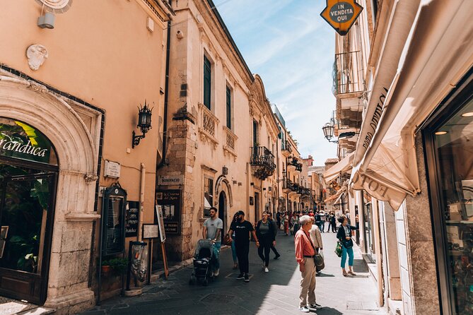 Private Taormina White Lotus luxury experience - Cathedral area and St. Nicola di Bari ruins: a 1400s layer over older stone