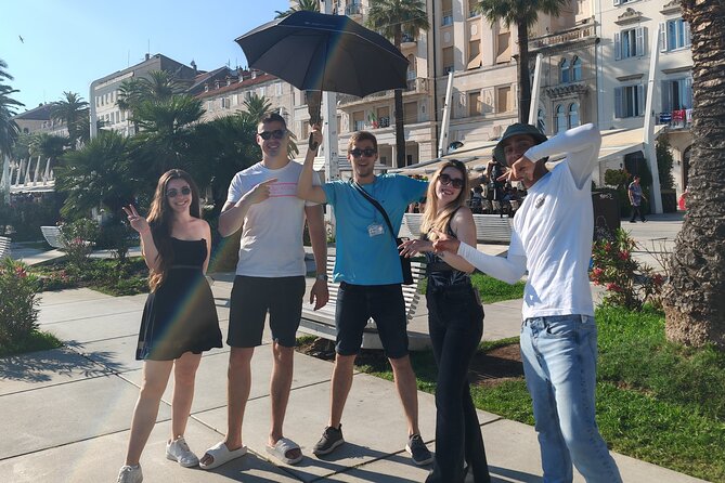 Top-Rated Split Game of Thrones and History City Walk - Dracarys! - Diocletian Palace substructures: dragons chained in real underground rooms